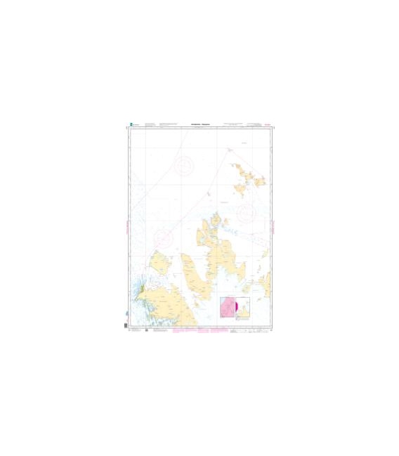 Norwegian Nautical Chart 541 Nordporten - Sjuøyane