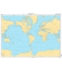 OceanGrafix French (SHOM) Nautical Chart 0101 Planisphère terrestre (axé sur 65° Ouest)