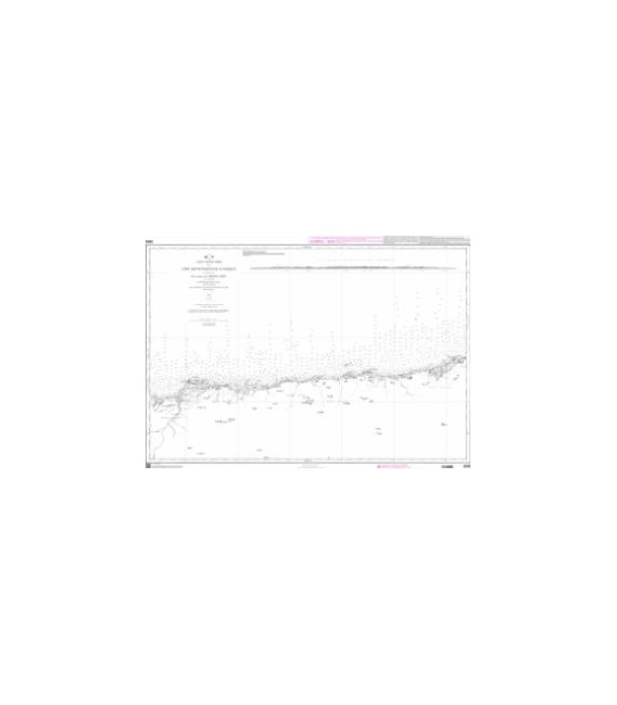 OceanGrafix French (SHOM) Nautical Chart 3202 Partie comprise entre Cherchell et Ténès