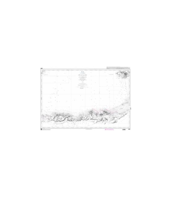 OceanGrafix French (SHOM) Nautical Chart 3405 DAlger à la frontière de Tunisie