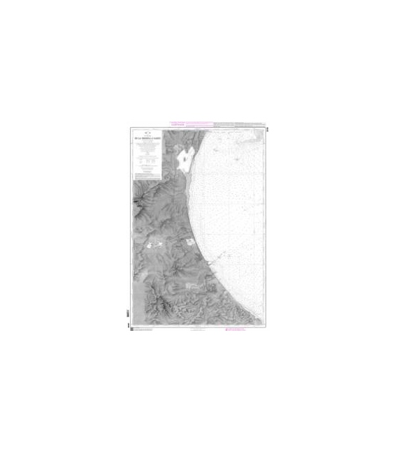 OceanGrafix French (SHOM) Nautical Chart 4240 De la Skhirra à Gabès - (Golfe de Gabès)