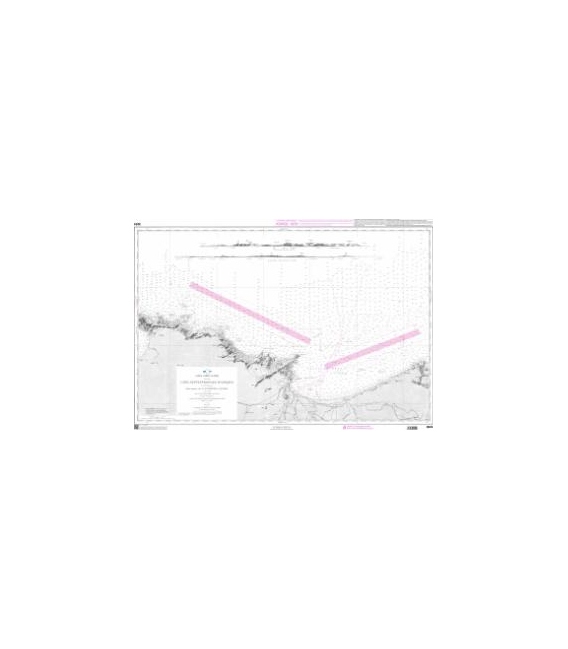 OceanGrafix French (SHOM) Nautical Chart 3024 Du Cap Toukoush au Cap Rose