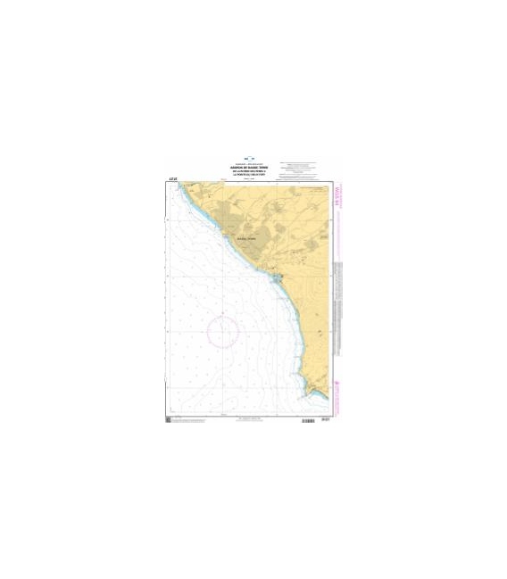 OceanGrafix French (SHOM) Nautical Chart 3127 Abords de Basse-Terre - De la rivière des Pères à la Pointe du Vieux Fort