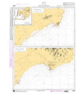 OceanGrafix French (SHOM) Nautical Chart 4183 Tunisie côte Est - Ports et mouillages