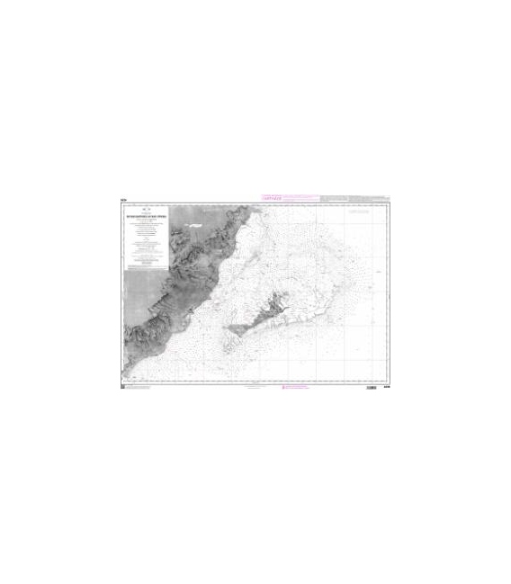 OceanGrafix French (SHOM)  Nautical Chart 4235 Du Ras Kapudia au Ras Ungha - Îles et bancs Kerkenah
