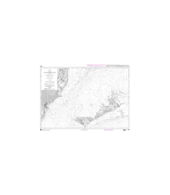 OceanGrafix French (SHOM) Nautical Chart 4237 De Sidi Makluf à Sfax - Îles Kerkenah