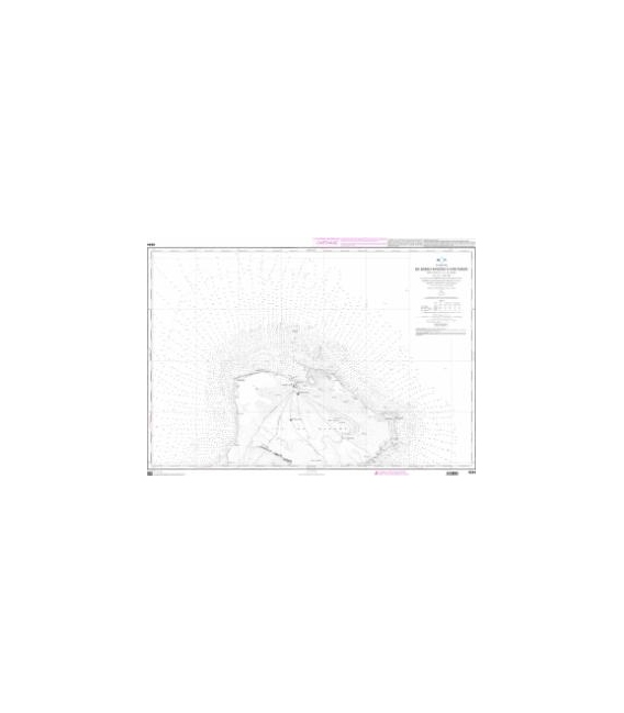 OceanGrafix French (SHOM) Nautical Chart 4244 Du Bordj Djilidj à Sidi Garus - Partie Nord de lîle de Djerba