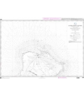 OceanGrafix French (SHOM) Nautical Chart 4244 Du Bordj Djilidj à Sidi Garus - Partie Nord de lîle de Djerba