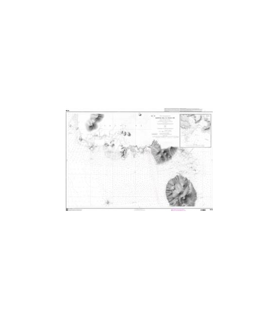 OceanGrafix French (SHOM) Nautical Chart 5128 Partie Sud de Nossi-Bé