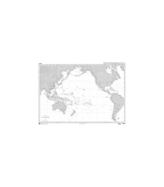 OceanGrafix French (SHOM) Nautical Chart 5438 Océan Pacifique - Océan Pacifique