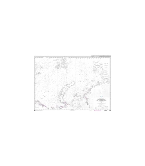 OceanGrafix French (SHOM) Nautical Chart 5796 Du Cap Nord au Cap Tchéliouskine