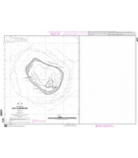 OceanGrafix French (SHOM) Nautical Chart 5825 Ilot Clipperton