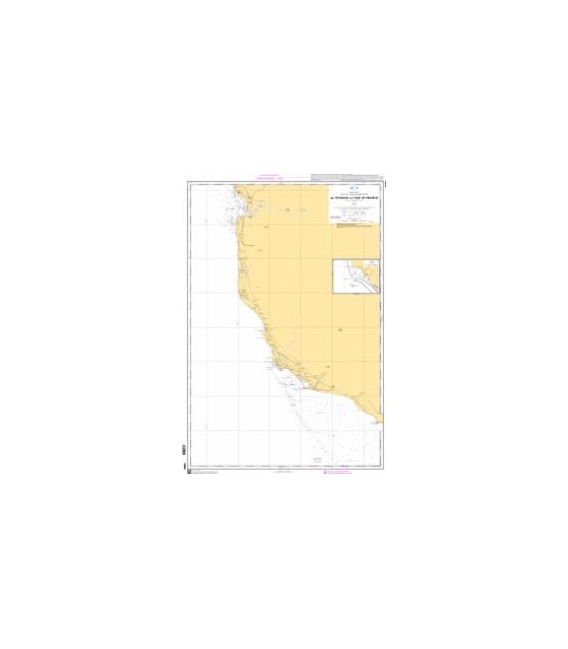 OceanGrafix French (SHOM) Nautical Chart 5962 De Tuléar au Cap Ste Marie