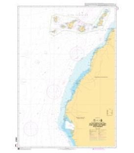 OceanGrafix French (SHOM) Nautical Chart 7883 Du Cap Tarfaya (Cap Juby) à Râs Timirist (Cap Timiris) - Islas Canarias