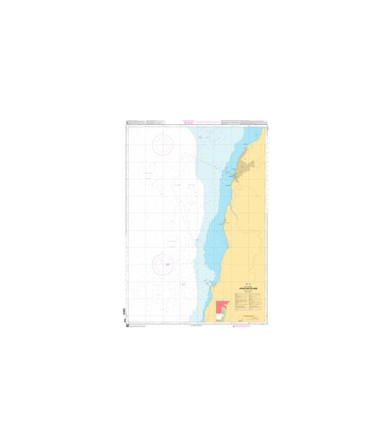 OceanGrafix French (SHOM) Nautical Chart 7832 Approches de Kribi