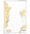 OceanGrafix French (SHOM) Nautical Chart 6014 Mers Norvège et Groenland - Terre Peary au Scoresby Sound et Trondheim au Cap Nord