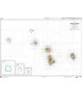 OceanGrafix French (SHOM) Nautical Chart 6033 Archipel de la Société - Îles sous-le-Vent