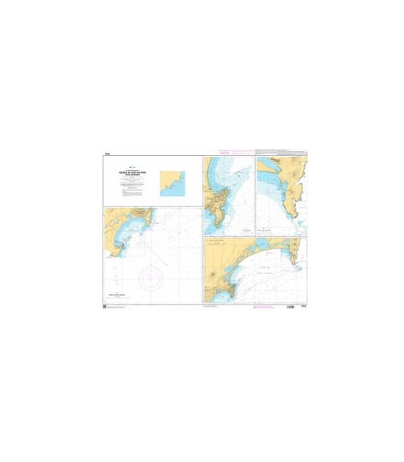 OceanGrafix French (SHOM) Nautical Chart 6054 Abords de Fort-Dauphin (Taolagnaro)