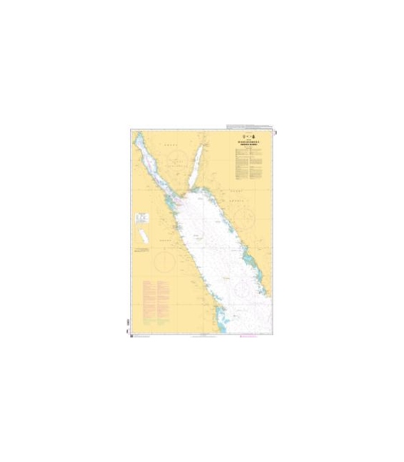 OceanGrafix French (SHOM) Nautical Chart OceanGrafix SHOM Nautical Chart 7803 De Suez (As Suways) à Berenice (Barnīs)