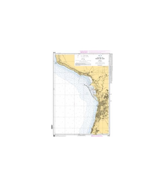OceanGrafix French (SHOM) Nautical Chart 6103 Rade de Safi