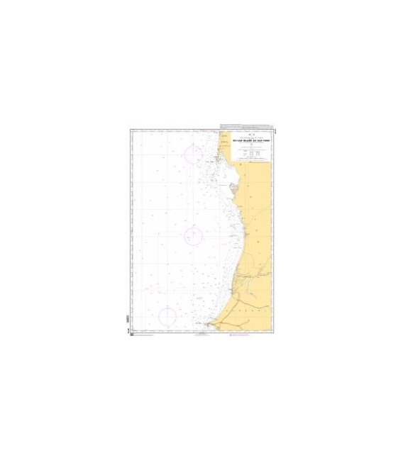 OceanGrafix French (SHOM) Nautical Chart 6113 Du Cap Blanc au Cap Vert
