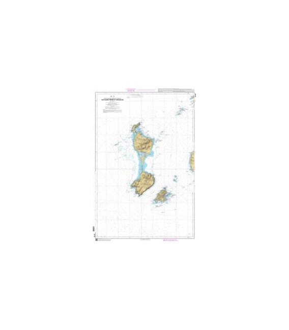 OceanGrafix French (SHOM) Nautical Chart 6118 Iles Saint-Pierre et Miquelon
