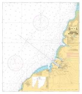 OceanGrafix French (SHOM) Nautical Chart 7799 Approches de Port-Louis