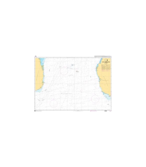 OceanGrafix French (SHOM) Nautical Chart 7798 Canal du Mozambique - Partie Sud