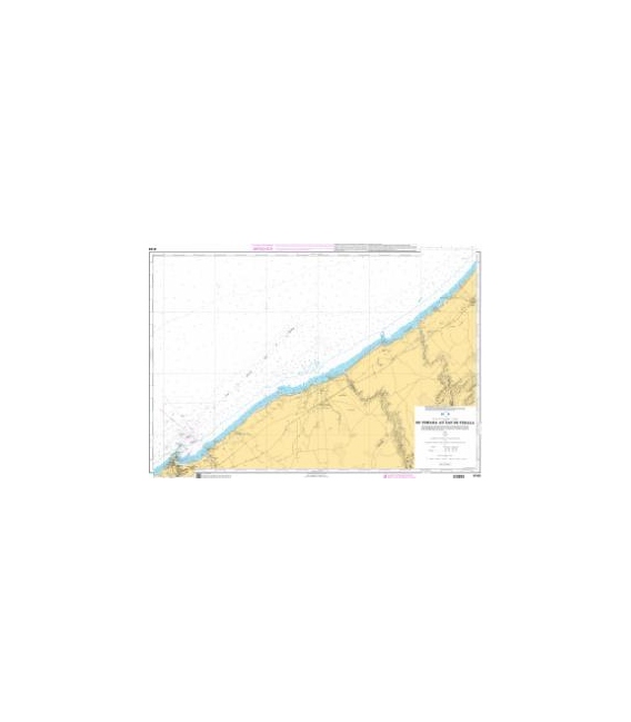 OceanGrafix French (SHOM) Nautical Chart 6143 De Temara au Cap de Fédala