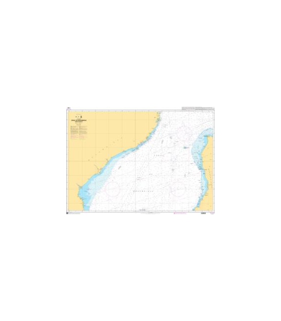 OceanGrafix French (SHOM) Nautical Chart 7797 Canal du Mozambique - Partie centrale