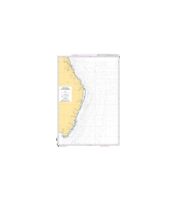OceanGrafix French (SHOM) Nautical Chart 6153 DAntalaha au Cap Masoalaest