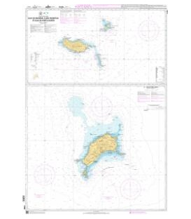 OceanGrafix French (SHOM) Nautical Chart 7796 Ilha da Madeira, Ilhas Desertas et Ilha do Porto Santo