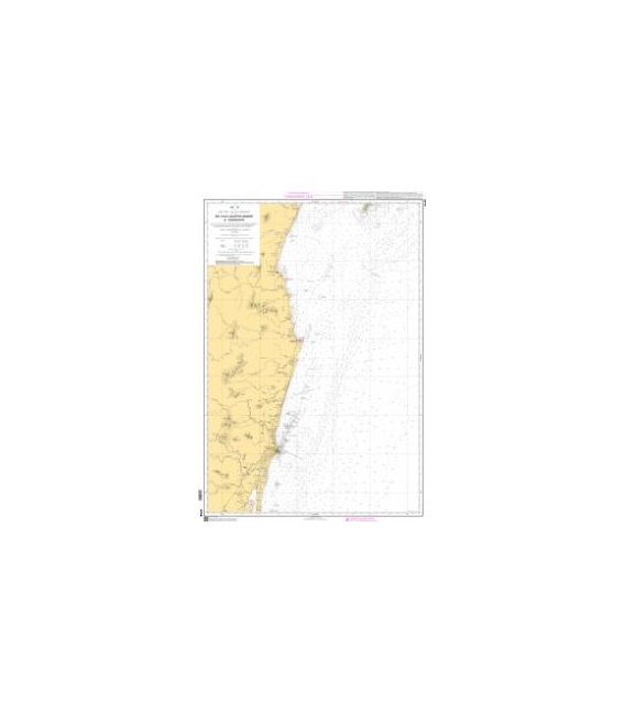 OceanGrafix French (SHOM) Nautical Chart 6156 De lîle Sainte-Marie à Tamatave