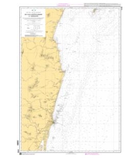 OceanGrafix French (SHOM) Nautical Chart 6156 De lîle Sainte-Marie à Tamatave