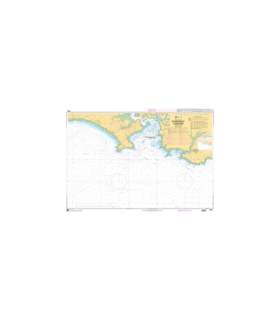 OceanGrafix French (SHOM) Nautical Chart 7793 De Whitsand Bay à Yealm Head - Plymouth Sound