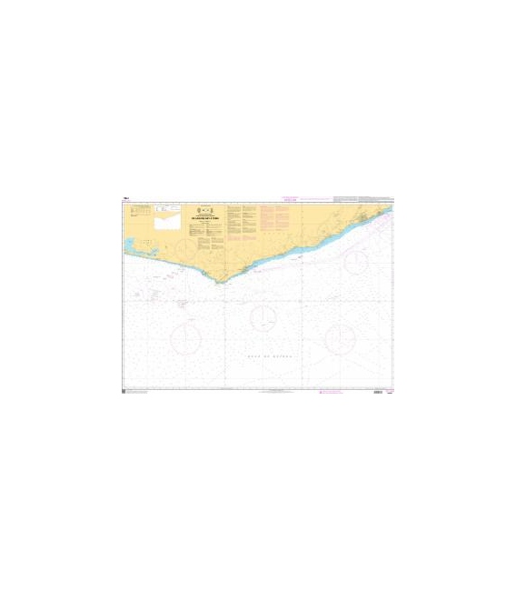OceanGrafix French (SHOM) Nautical Chart 7786 De Lagune Aby à Tema