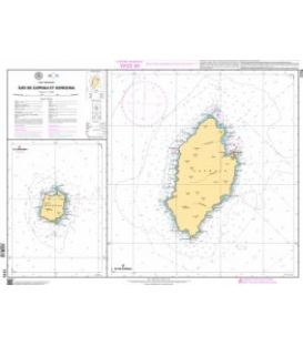 OceanGrafix French (SHOM) Nautical Chart 7773 Îles de Capraia et Gorgona