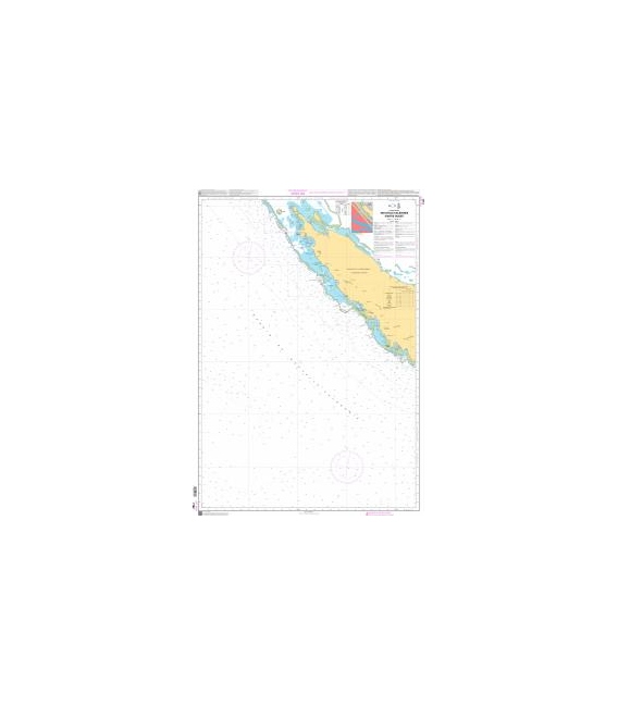 OceanGrafix French (SHOM) Nautical Chart 7762 Nouvelle-Calédonie (Partie Ouest)