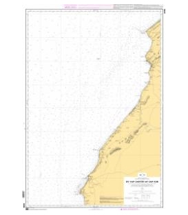 OceanGrafix French (SHOM) Nautical Chart 6226 Du Cap Cantin au Cap Sim