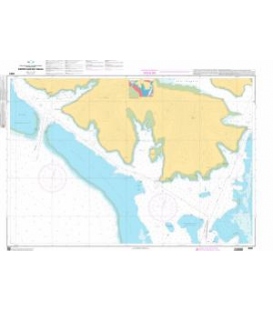 OceanGrafix French (SHOM) Nautical Chart 6281 Partie Sud de Tahaa