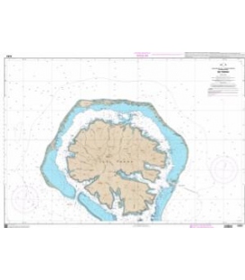 OceanGrafix French (SHOM) Nautical Chart 6283 Ile Tahaa