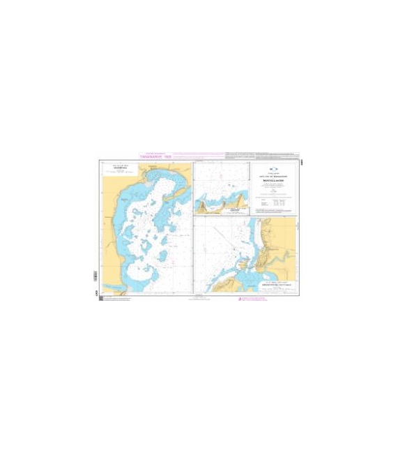 OceanGrafix French (SHOM) Nautical Chart 6307 Côte Est de Madagascar - Mouillages