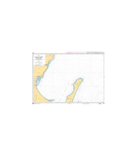 OceanGrafix French (SHOM) Nautical Chart 6313 Canal de Ste-Marie - Partie Nord - Baie de Tintingue
