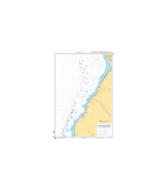 OceanGrafix French (SHOM) Nautical Chart 6353 Du delta de la Tsiribihina à Nosy Andriamitaroka