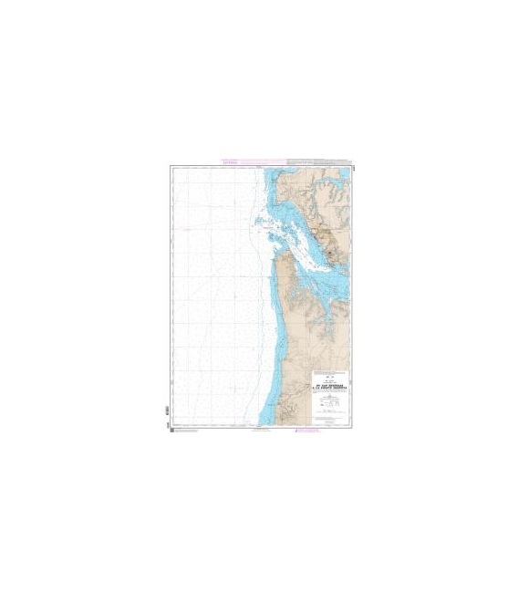OceanGrafix French (SHOM) Nautical Chart 6372 Du Cap Estérias à la Pointe Ekouèta