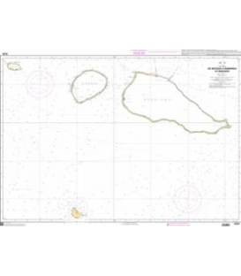 OceanGrafix French (SHOM) Nautical Chart 6420 De Mataiva à Rangiroa et Makatea