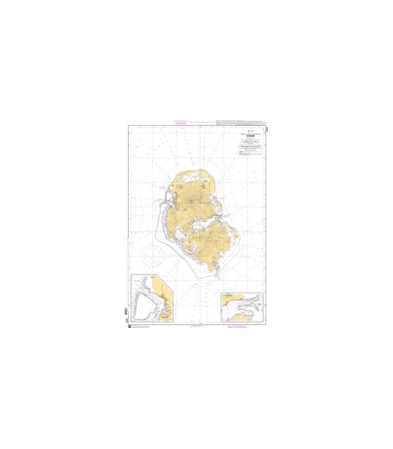 OceanGrafix French (SHOM) Nautical Chart 6434 Huahine