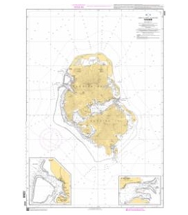 OceanGrafix French (SHOM) Nautical Chart 6434 Huahine