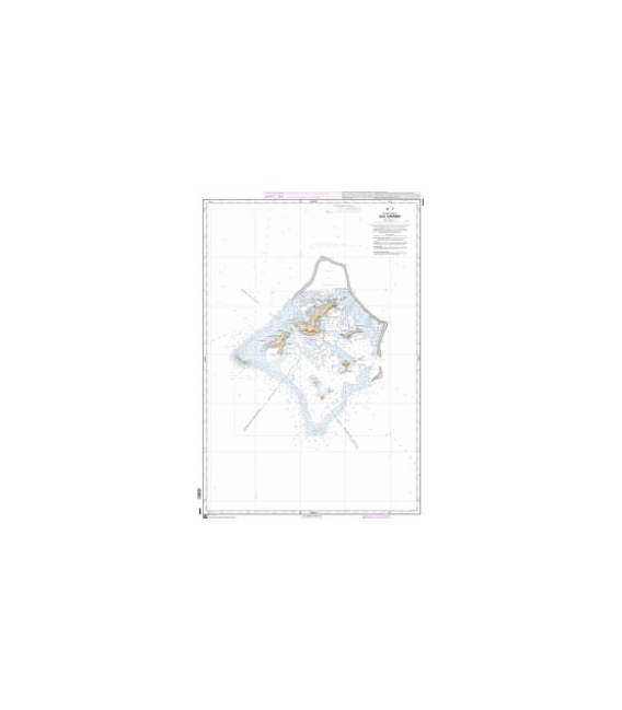 OceanGrafix French (SHOM) Nautical Chart 6461 Îles Gambier