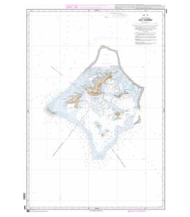 OceanGrafix French (SHOM) Nautical Chart 6461 Îles Gambier